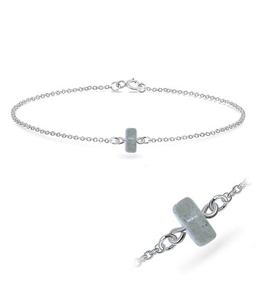 Labradorite Silver Bracelet BRS-420